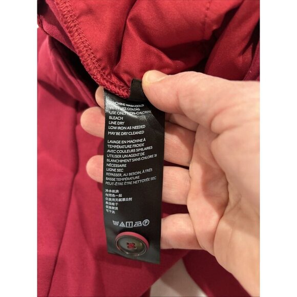 Anthropologie Womens Pants 6 Burgundy Red Ponte The Essential Flare Trouser - Picture 8 of 8